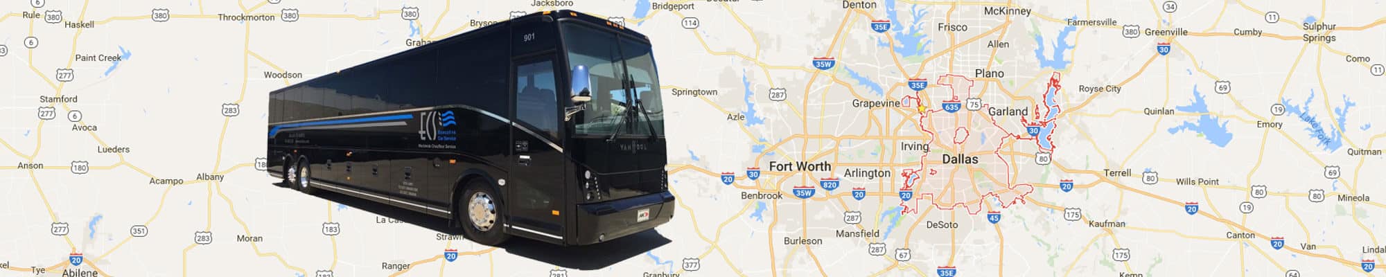 Charter Bus Service Dallas, Texas