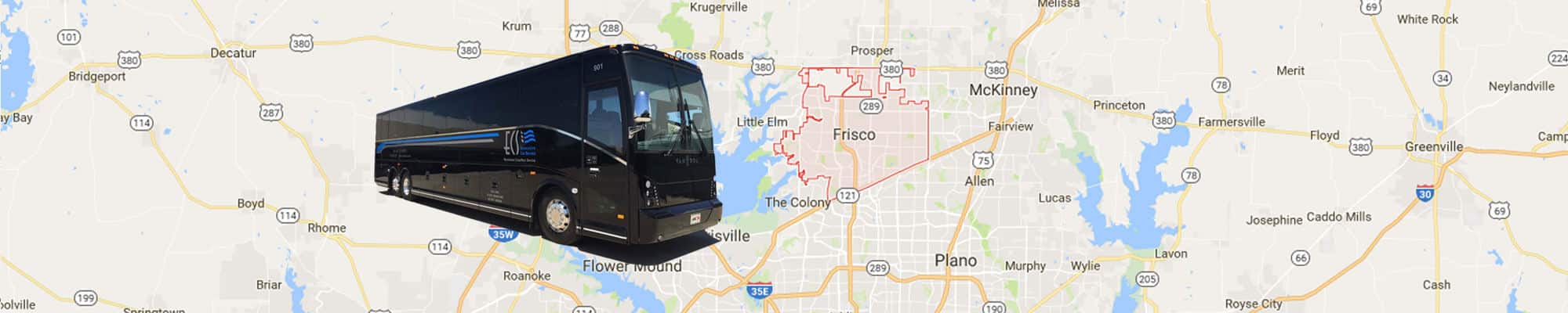 Frisco, Texas Charter Bus Rentals